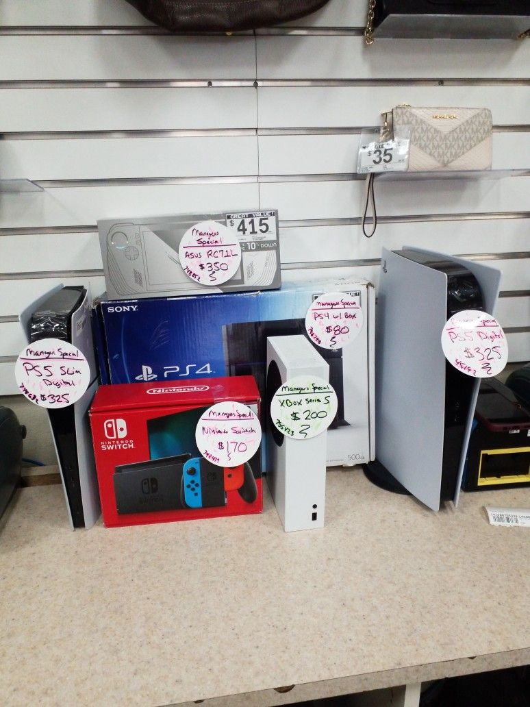 Manager Specials On Video Game Consoles!