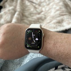 Apple Watch Series 9, 45mm, Cellular Gps, Starlight Case, Unlocked, $400