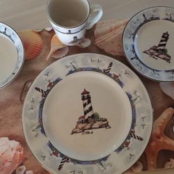 Lighthousew Dinnerware Service For 8