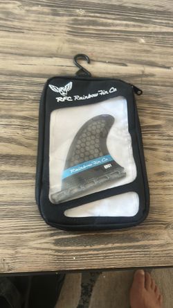 Rainbow Fin Co. Quad Rear Fin set.