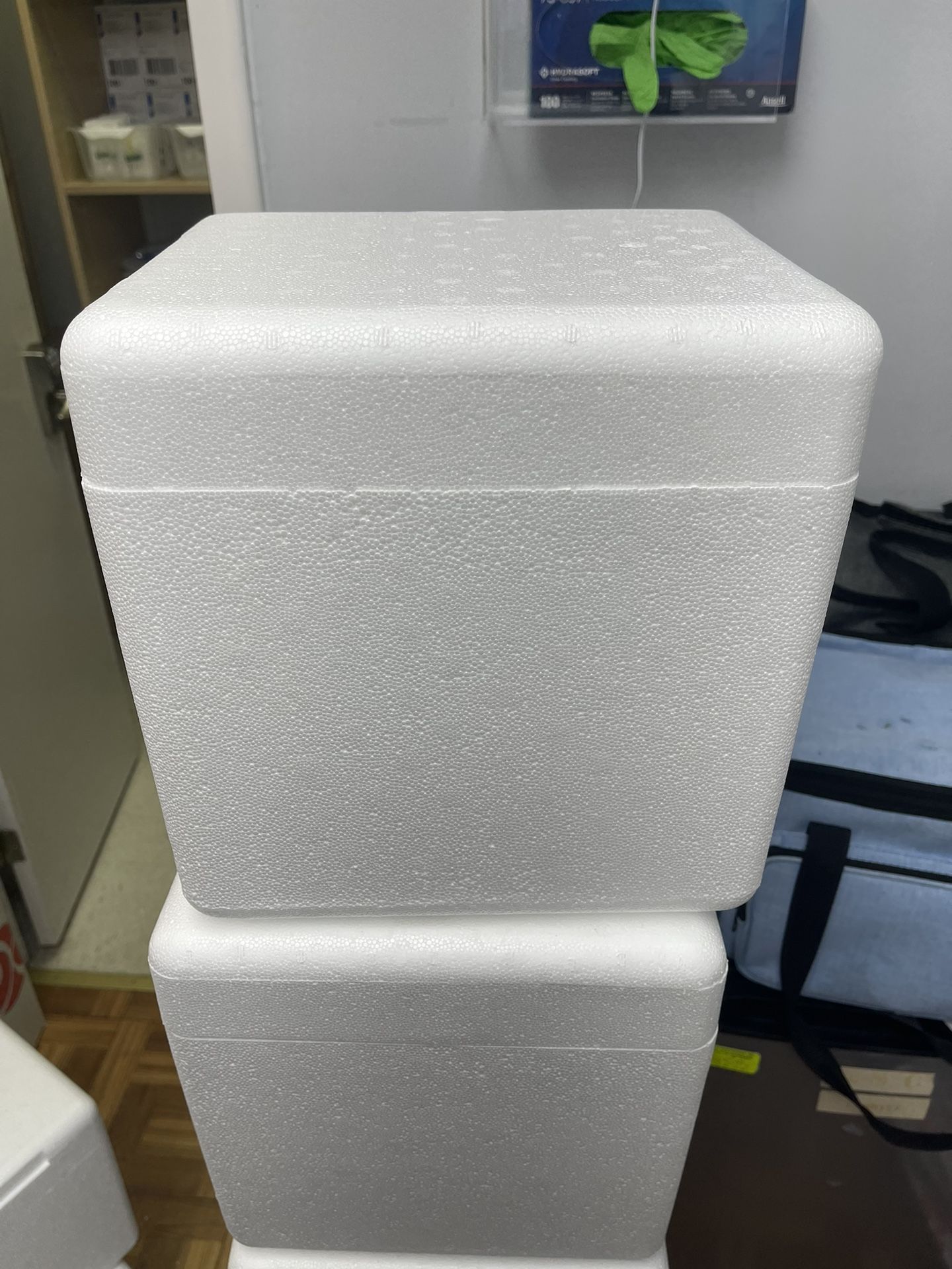 Cooler For Fishing, Food, Medical Supplies Styrofoam