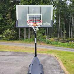 Free Adjustable Spalding Basketball Hoop