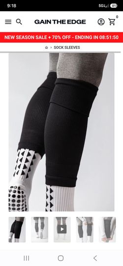 Gain The Edge Black,green,  yellow Sock Sleeves