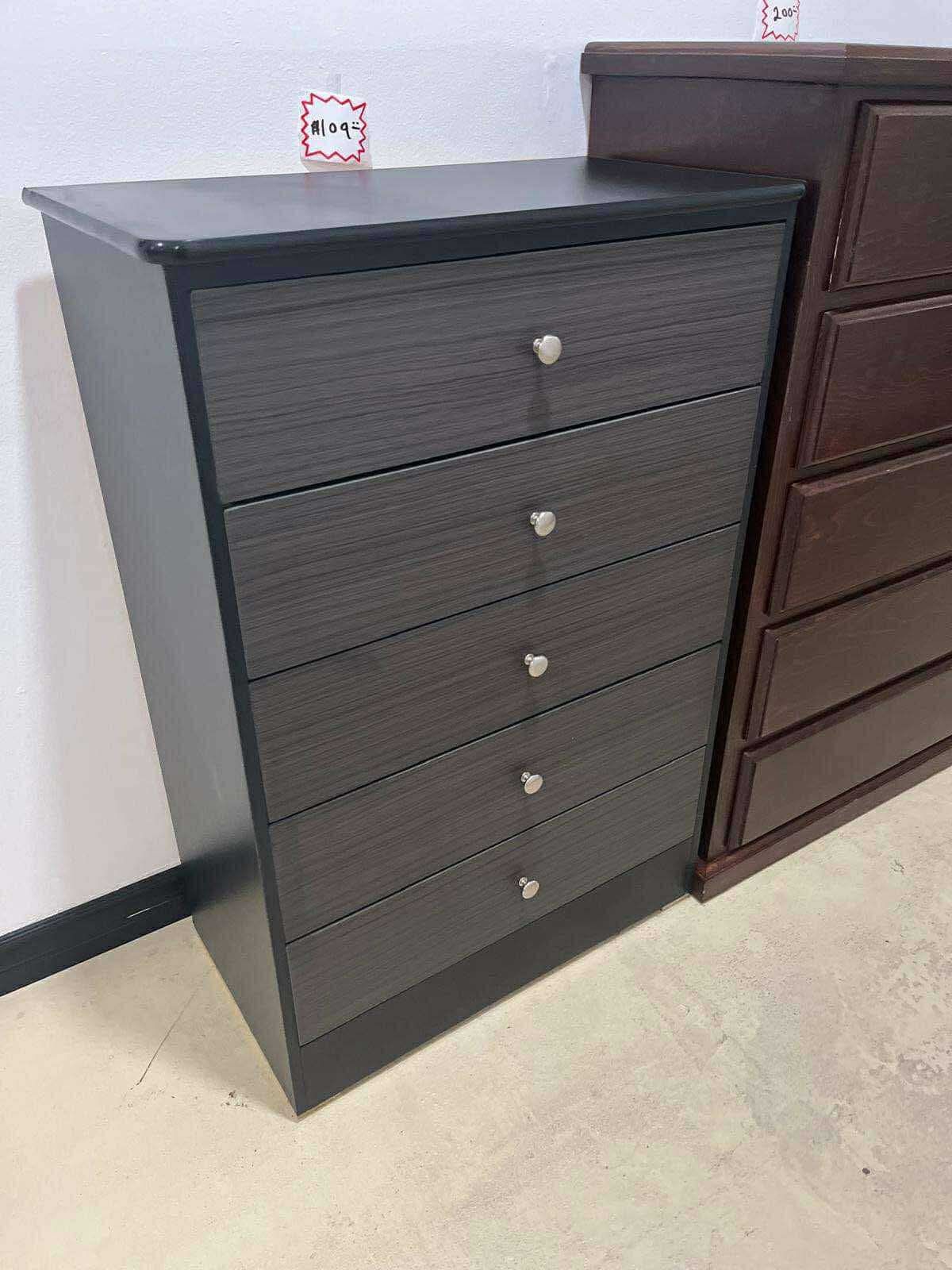 Cajonera Gris-negro 5-cajones
