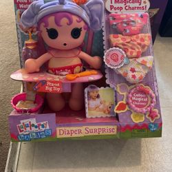 Lalalooosy Diaper Surprise Baby W/Extra Diapers