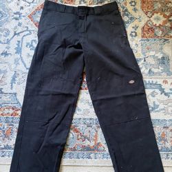 Black Double Knee Dickies