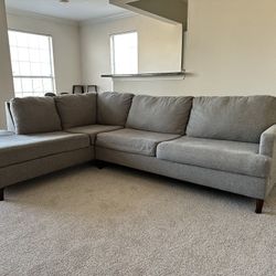 Like new Gray Sectional 