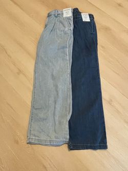 Girl wide leg jeans XL