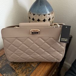 New Badgley Mischka Diamond Quilted Tote bag, 