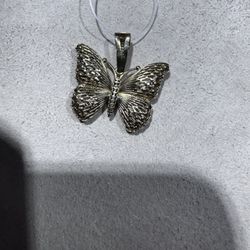 10k yg Reversible Butterfly Charm 