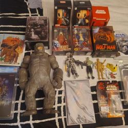 Huge Lot Sealed Action Figures And Collectables 