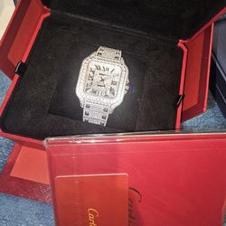 Cartier Bust Down Moisinte Watch