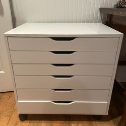 Like New Rolling File Cabinet