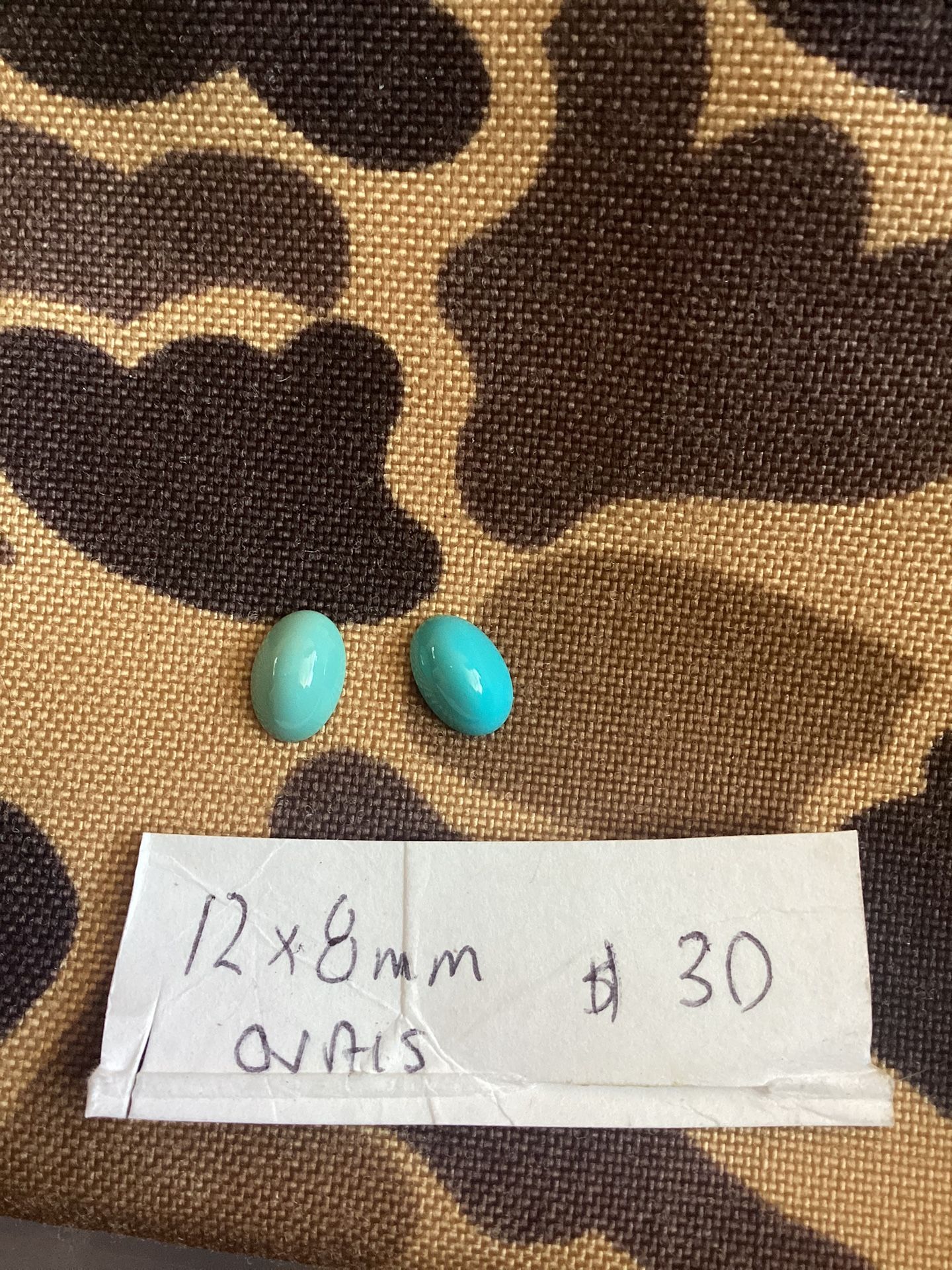 Robins Egg Blue Turquoise Cabochons 12x8mm Ovals