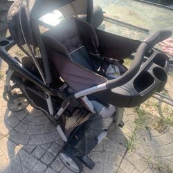 Graco Double Stroller Used 