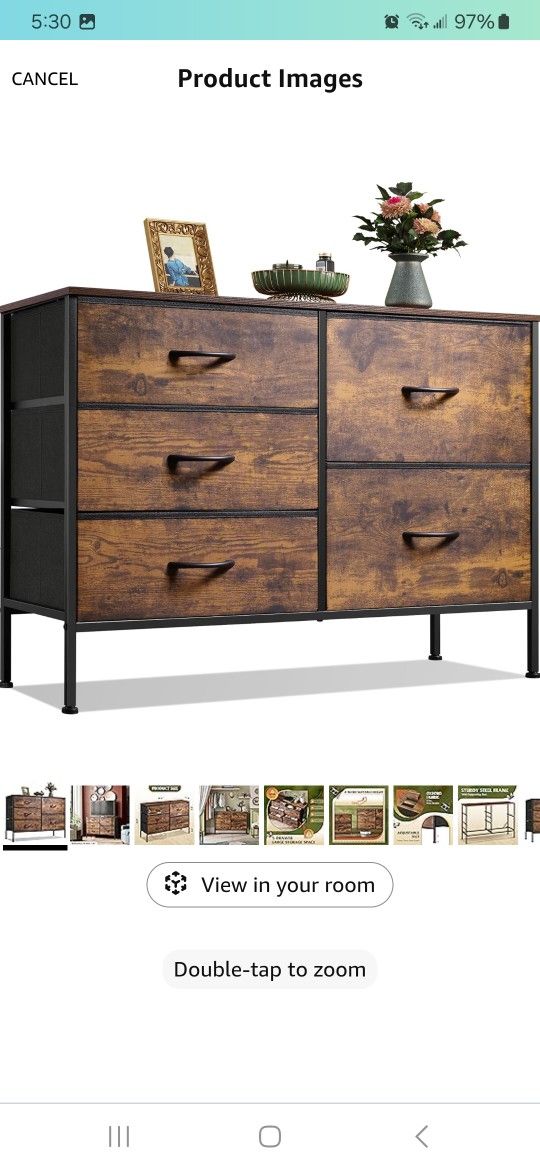 Beautiful Fabric Dresser New In Box Pick Up In Pomona $40