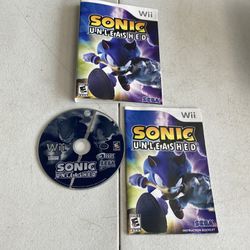 NOT Working Nintendo Wii Sonic Unleashed game