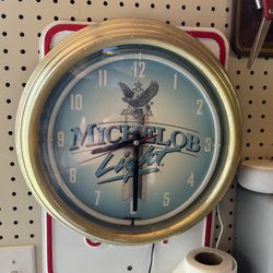 Vintage Michelob Beer Bar Clock