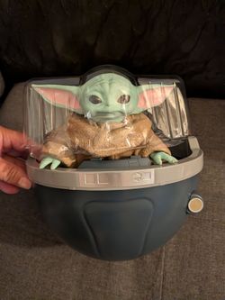 Mandalorian and Grogu popcorn container hover pram star wars bucket AMC movie theater 2026