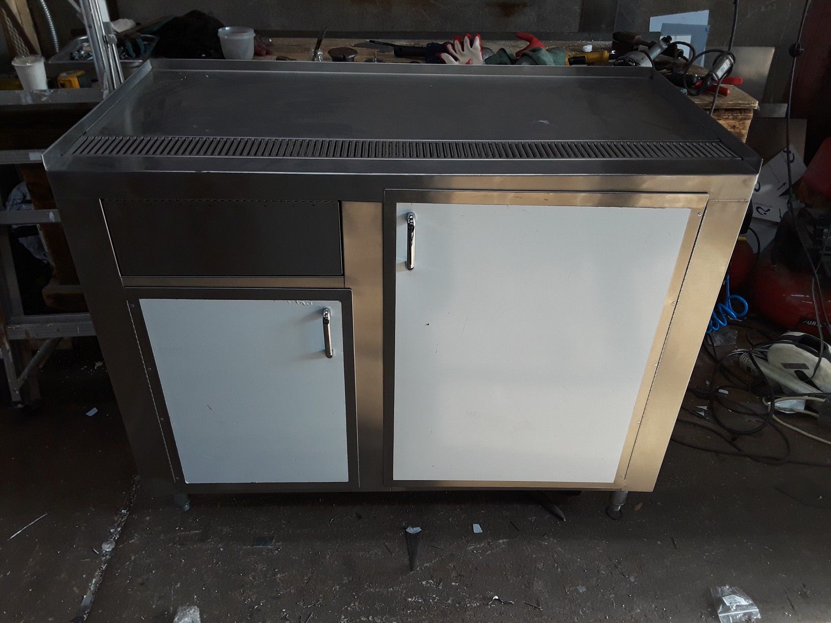 Coffe table with garbage cabinet