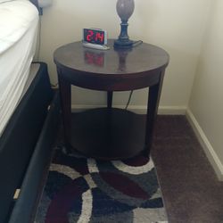 Set Up Two End Tables Or Nightstands