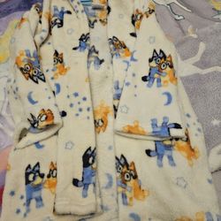 Bluey Robe Size 5t