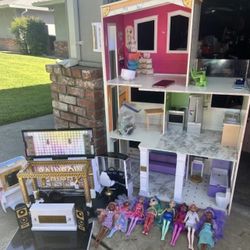 Rainbow High Doll House With Your Bus And Dolls