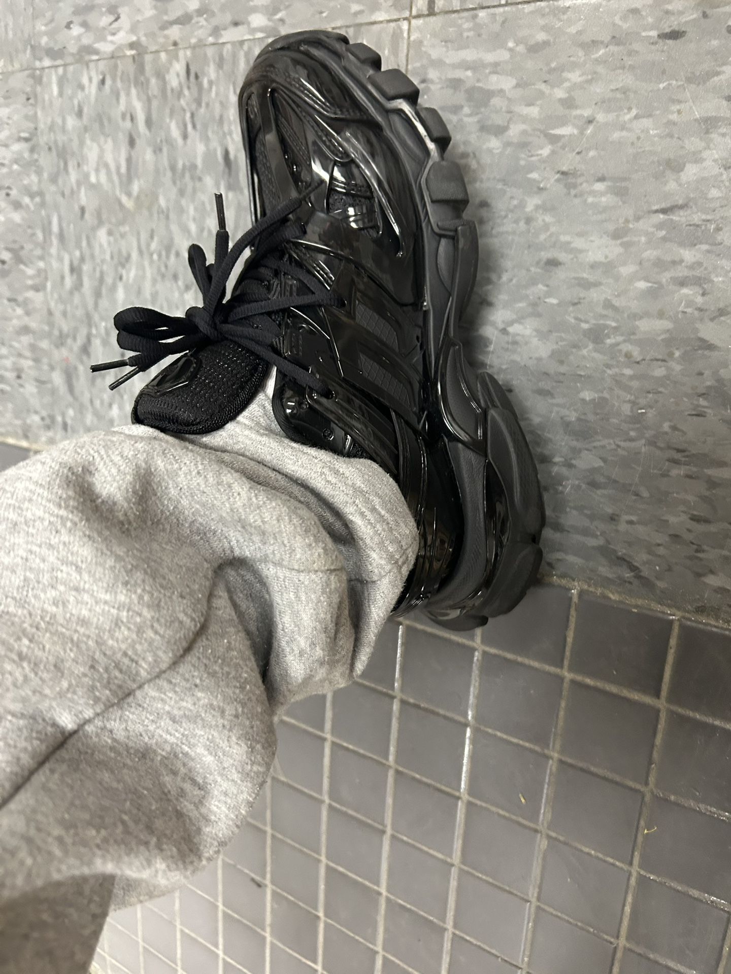 Balenciaga tracks Black patent,All Products : American Fashion Style Bags On Sale