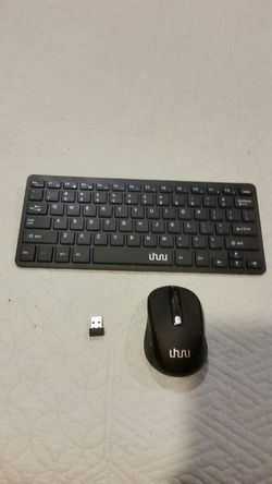 Wireless keyboard and mouse for pc/laptop/smart tv.