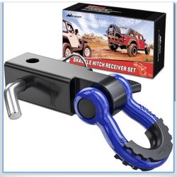 Nilight Shackle Hitch Receiver 2 Inch 45000 Lbs 3/4" D Ring Trailer Pin Trucks
