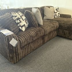 sectional brown 