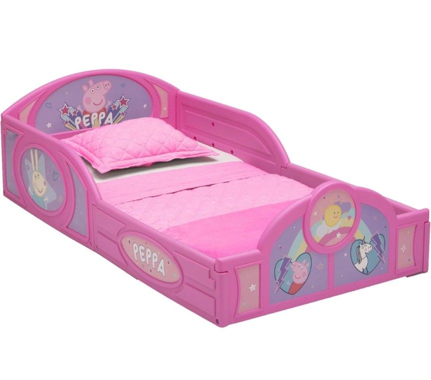 Peppa Pig plastic Sleep And Play Toddler Bed With Mattress