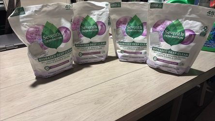 Seventh Generation Laundry Detergent Packs x4