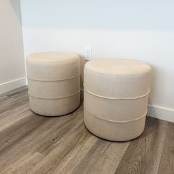 Studio McGee Upholstered Ottomans