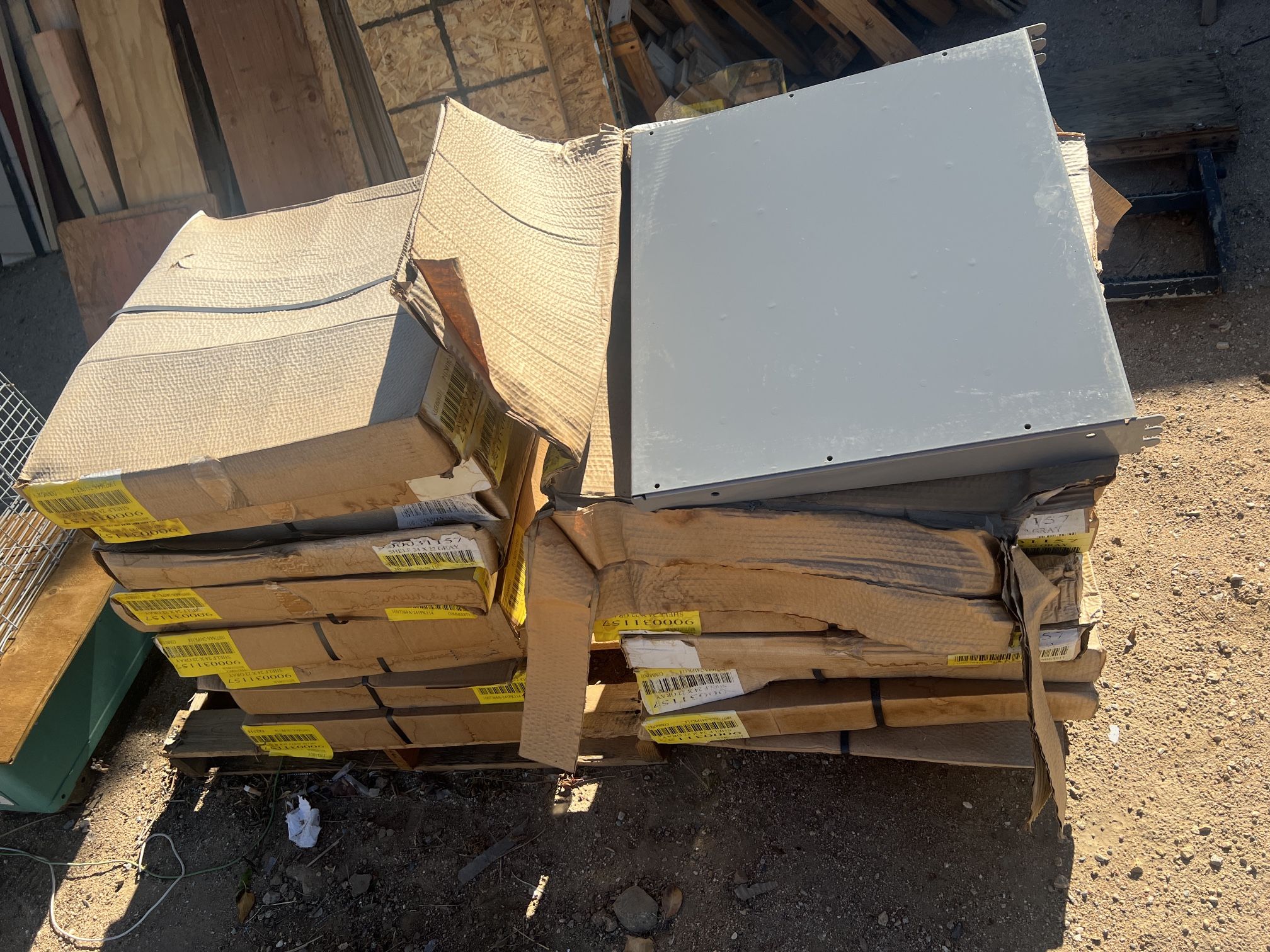 Heavy Duty Metal Shelves• (Industrial Grade) •Grey Powder Coated•Multiple Sizes!• Make Me An Offer!•