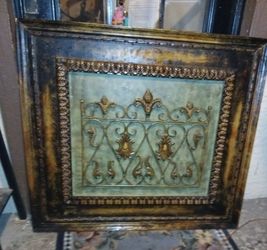 Exter Large Rustic Wall Art  It's Made Out Of Tin