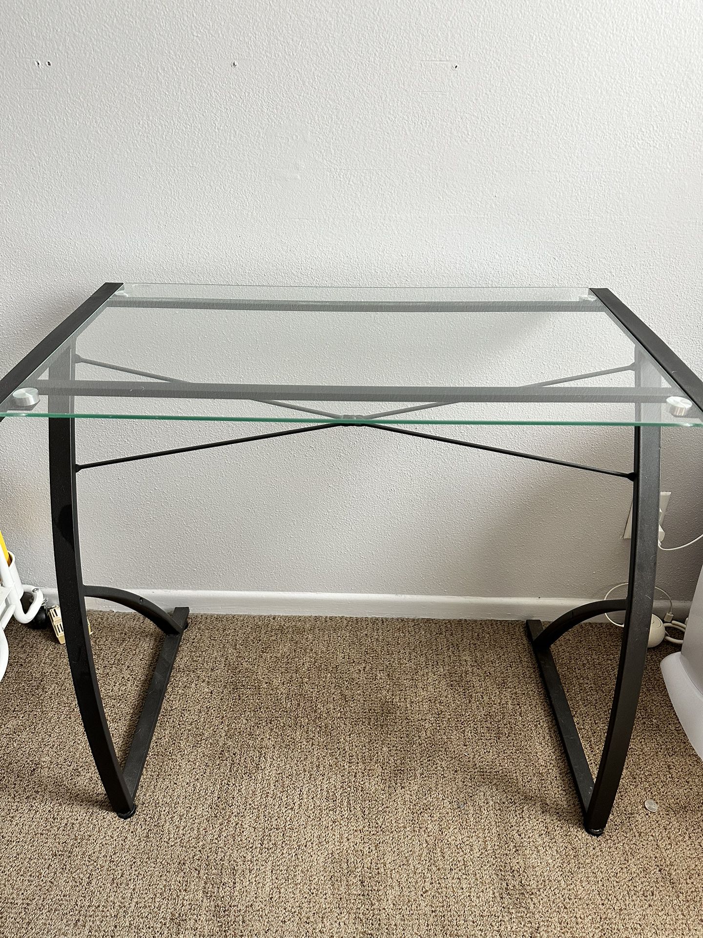 Glass Desk/Vanity/Table