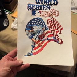 1980 World Series Program-Official