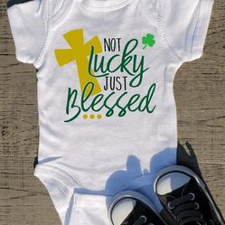 St Patrick's Day Baby Onesie