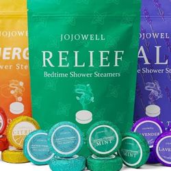 Sealed 18pk Organic Essential Oils Vegan Self Care Aromatherapy  Shower Steamers