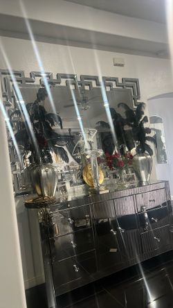 Crystal Mirror Dresser.