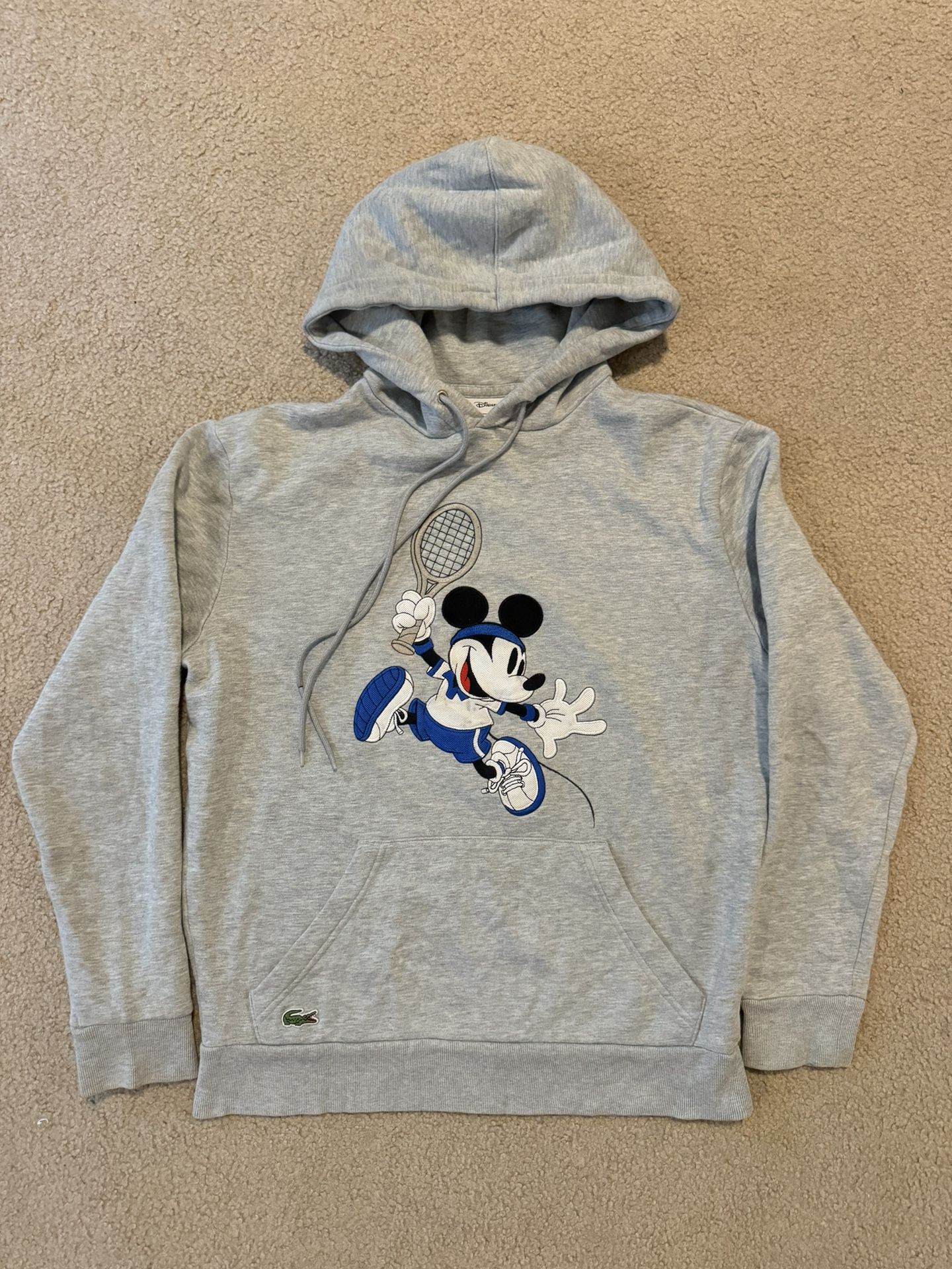 LACOSTE X Disney Mickey Mouse Hoodie Embroidered Tennis Sweatshirt Size XX Small for Sale in Bothell WA OfferUp