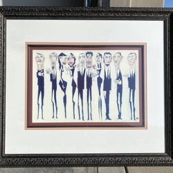 Todd White “Barcode” Framed Art Piece 