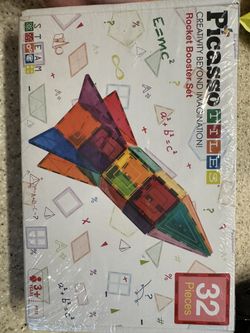 Picasso Tiles Rocket Booster Set 32 Piece New