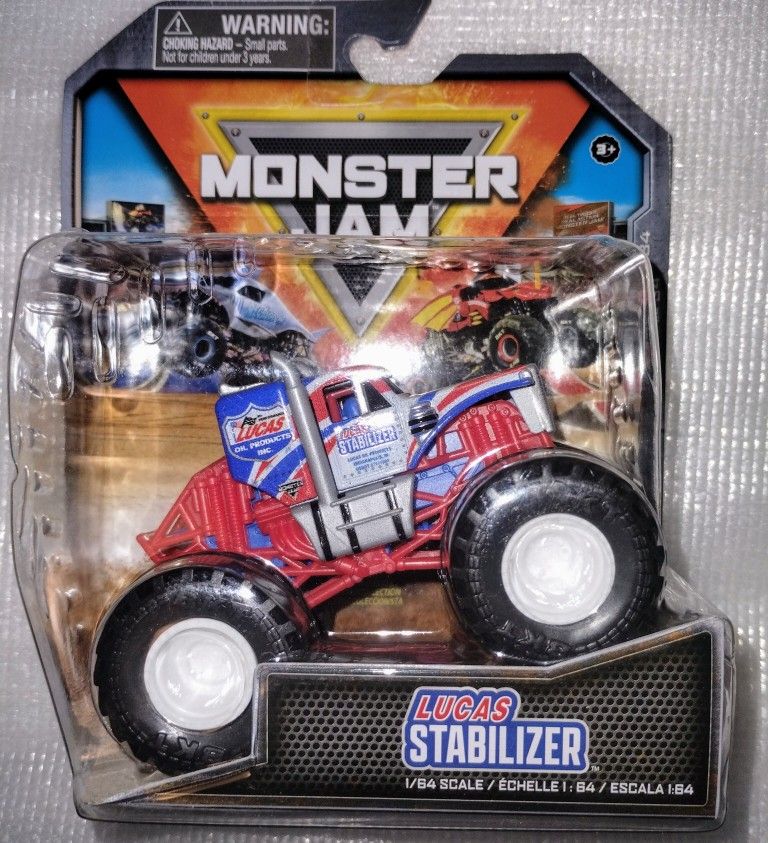 Monster Jam Trucks Lucas Stabilizer 1/64 Scale 