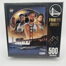 Golden State Warriors Fourever Champs 500 Piece Puzzle Championship NEW Sealed