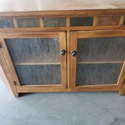 Solid Wood TV Stand With Boolcase 