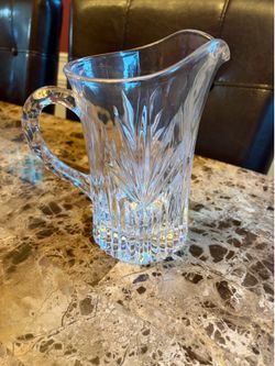 Crystal water pitcher