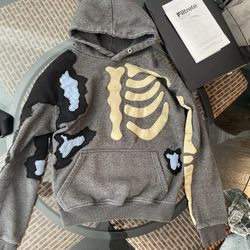 Skeleton Hoodie Grey