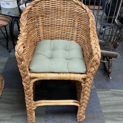 Coastal Large Braid Rattan Bar Stool 